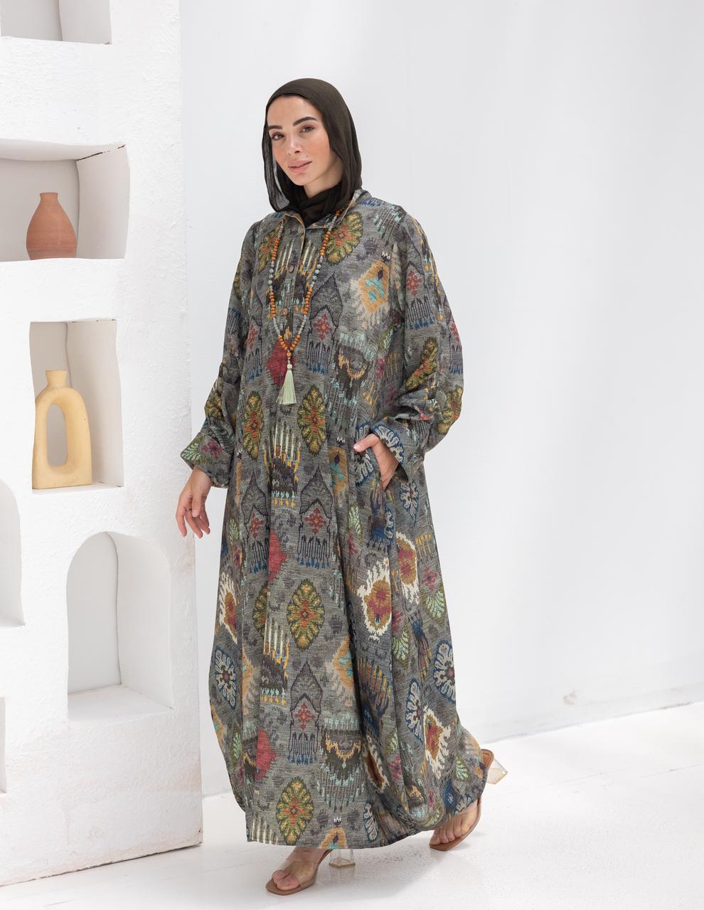 Bohemian printed Lenin dress