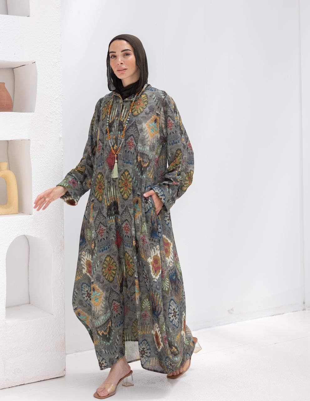 Bohemian printed Lenin dress