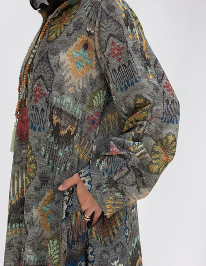 Bohemian printed Lenin dress