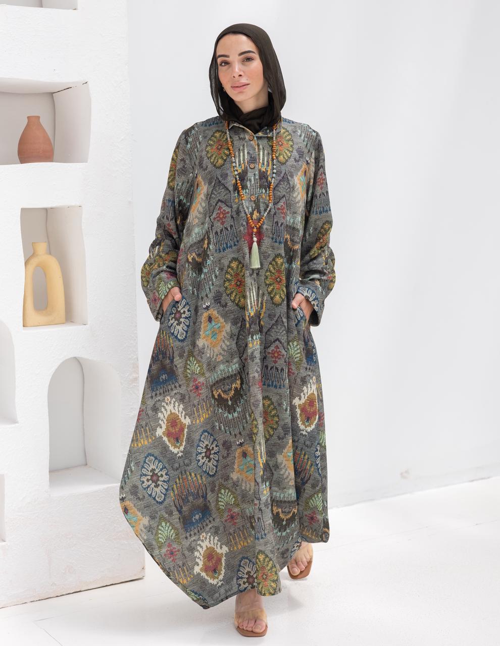 Bohemian printed Lenin dress