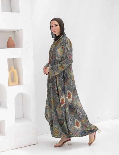 Bohemian printed Lenin dress