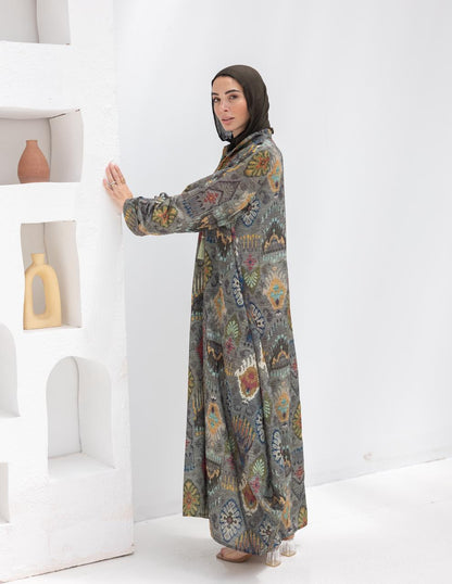 Bohemian printed Lenin dress