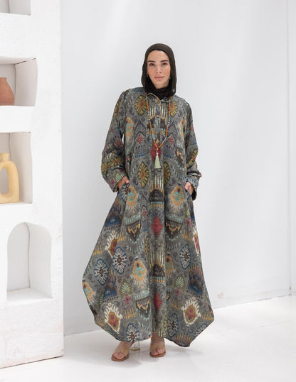 Bohemian printed Lenin dress