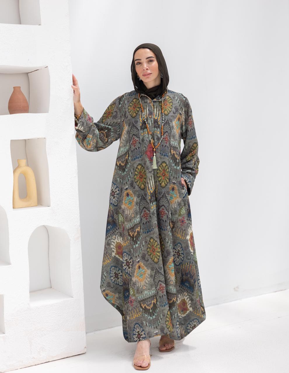 Bohemian printed Lenin dress
