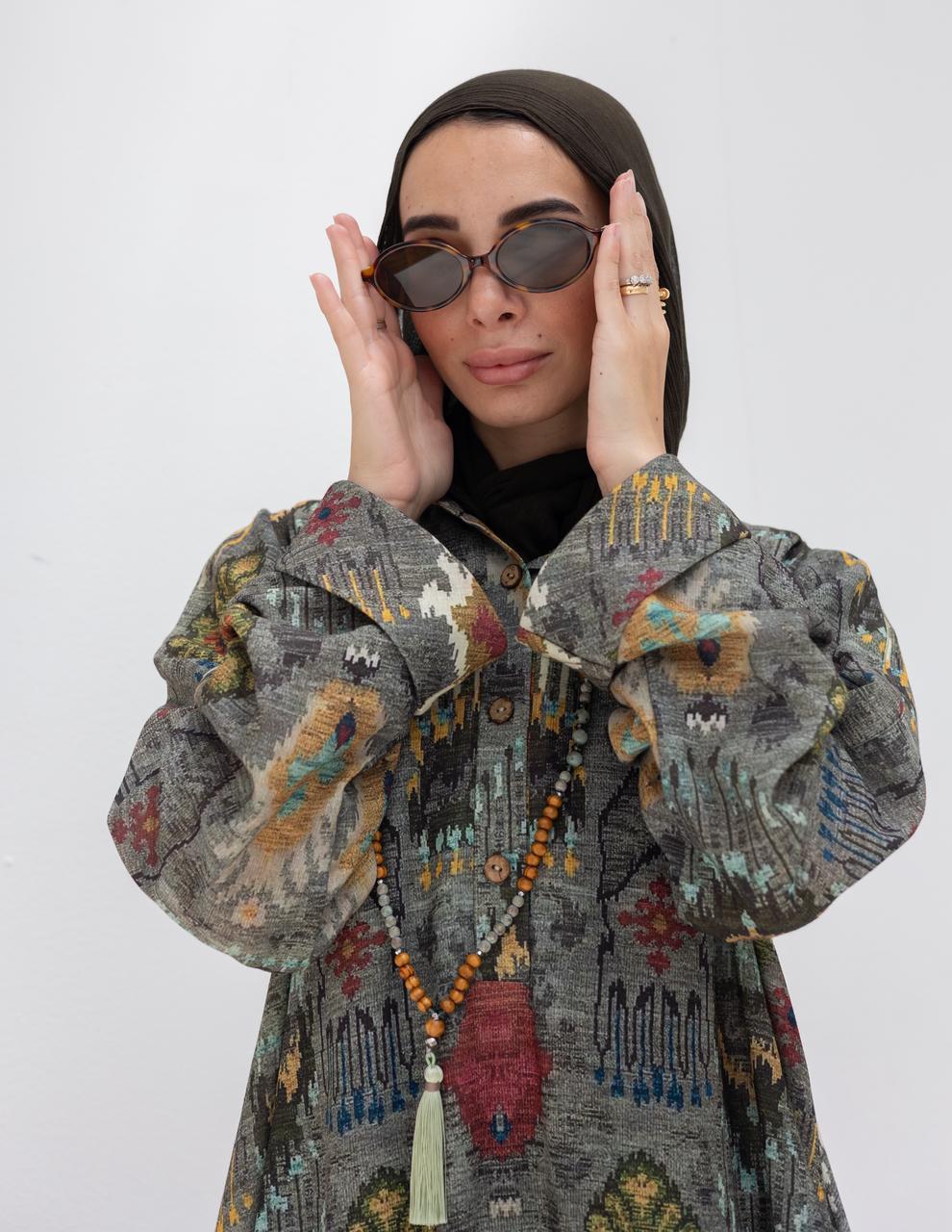 Bohemian printed Lenin dress