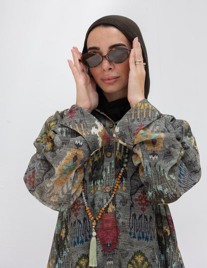 Bohemian printed Lenin dress