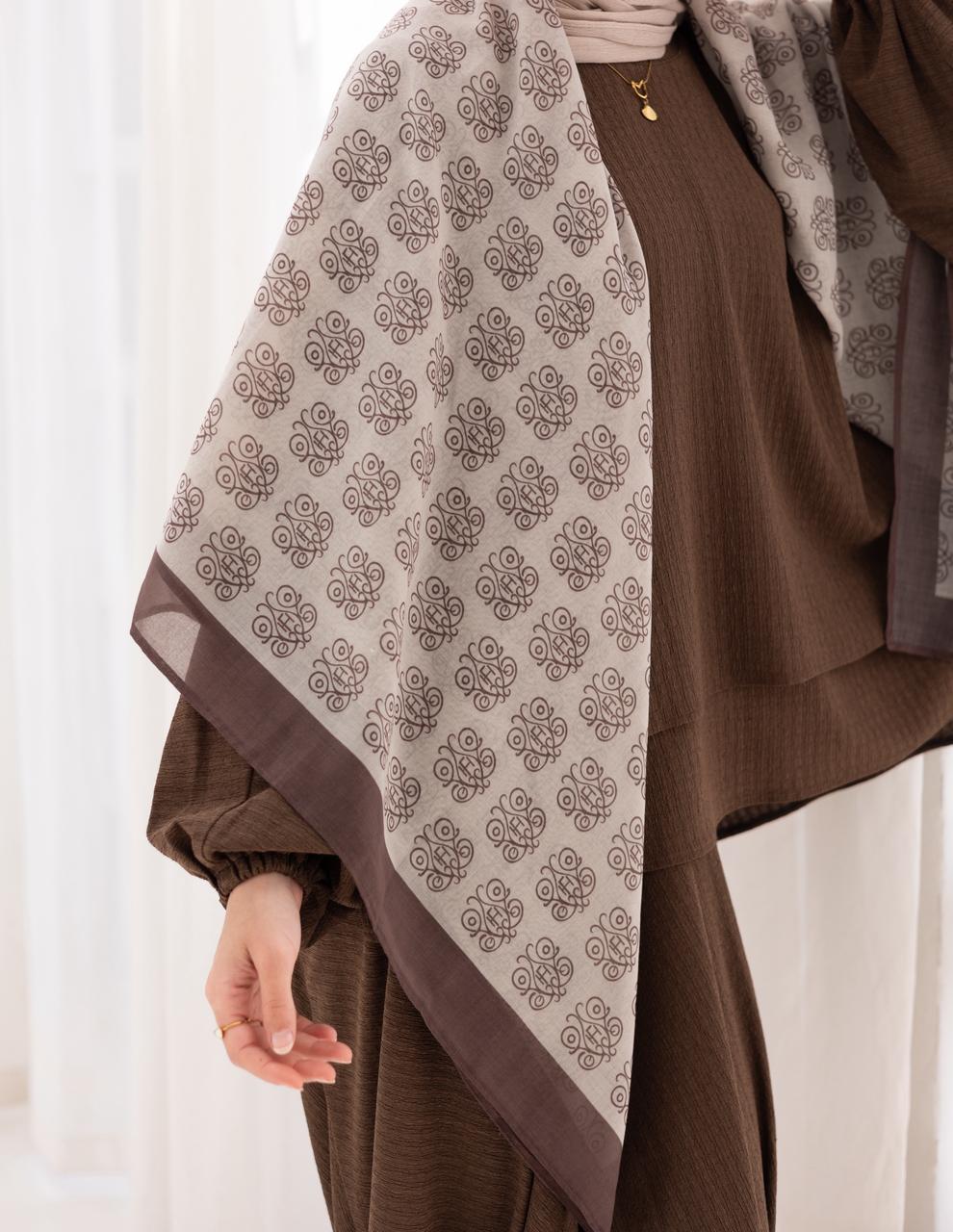 Printed cotton shawl