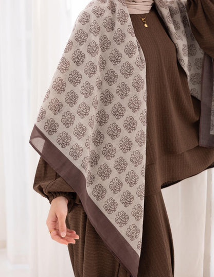 Printed cotton shawl