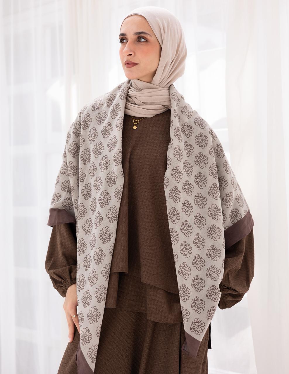 Printed cotton shawl