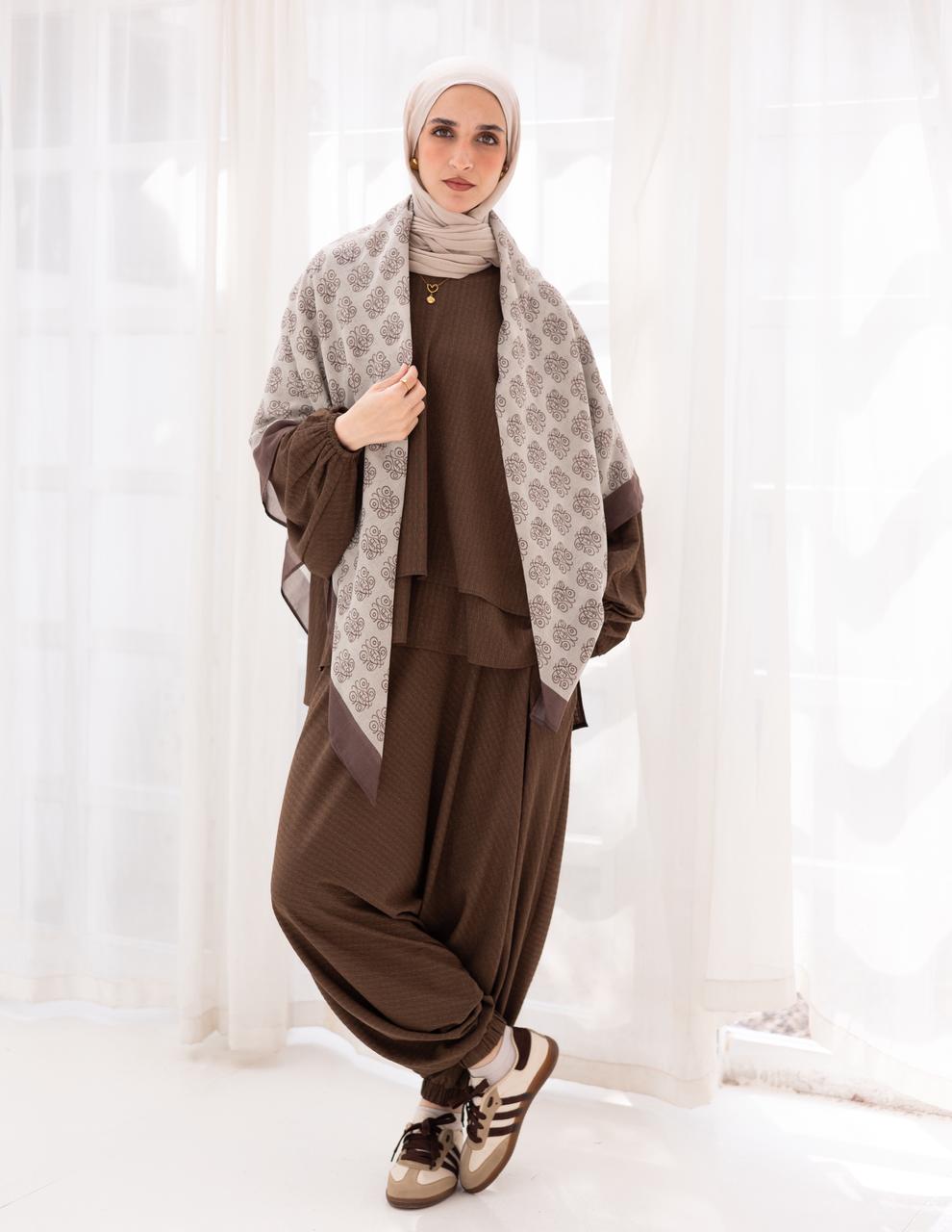 Printed cotton shawl