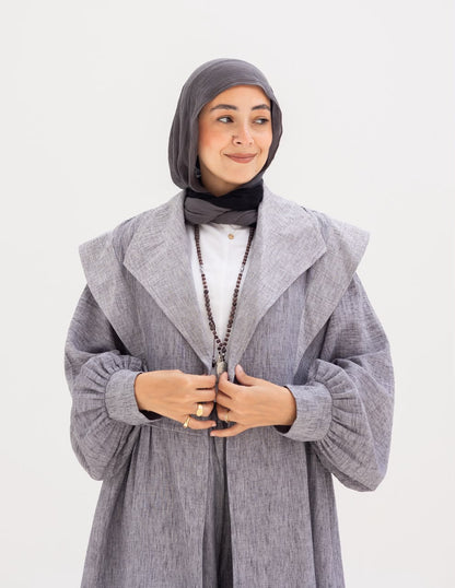Lenin Set with golden dots in Gray