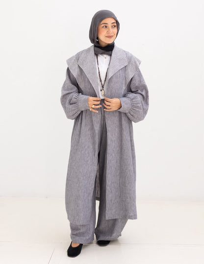 Lenin Set with golden dots in Gray