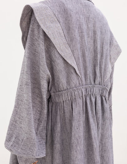 Lenin Set with golden dots in Gray