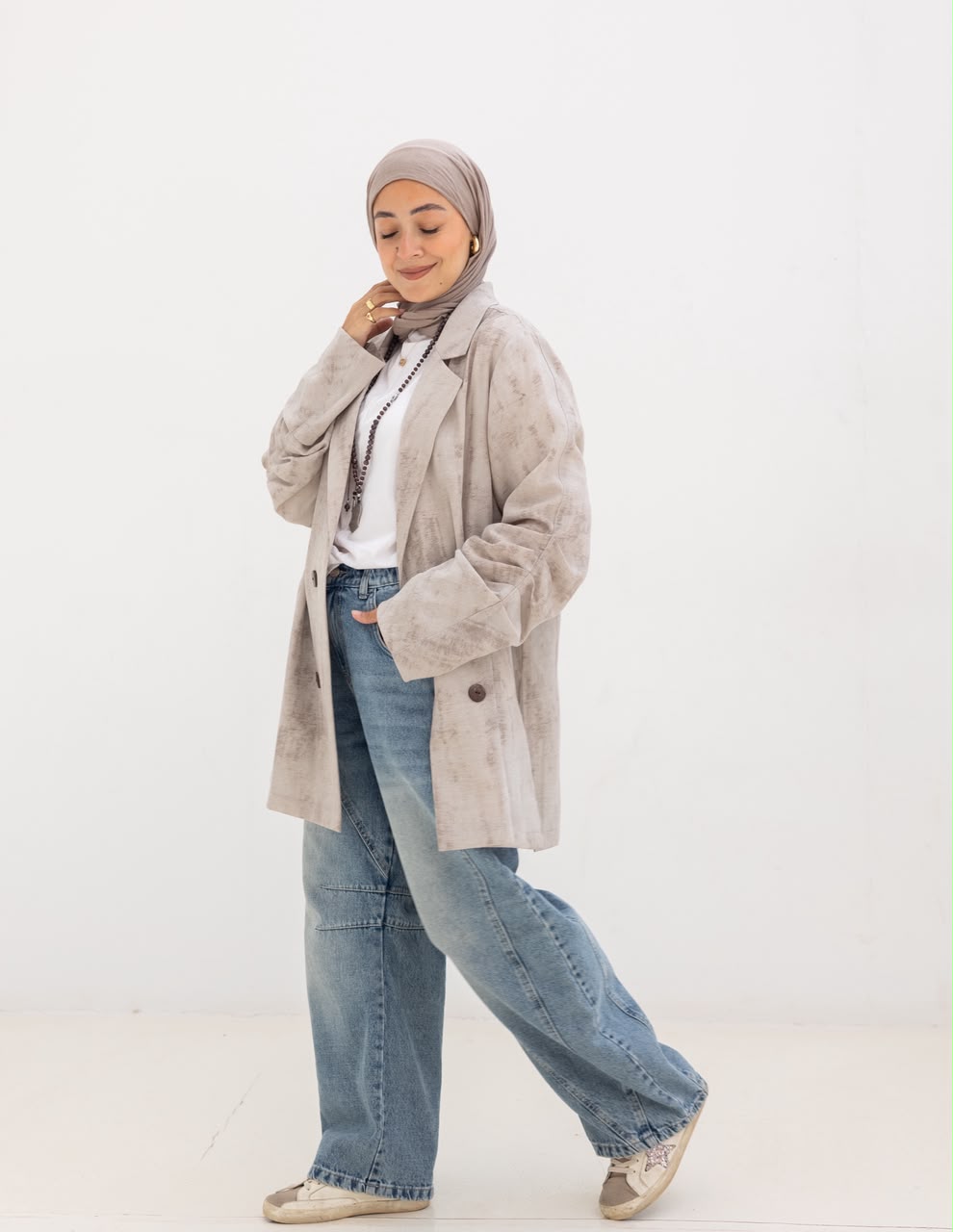 Lenin blazer in beige