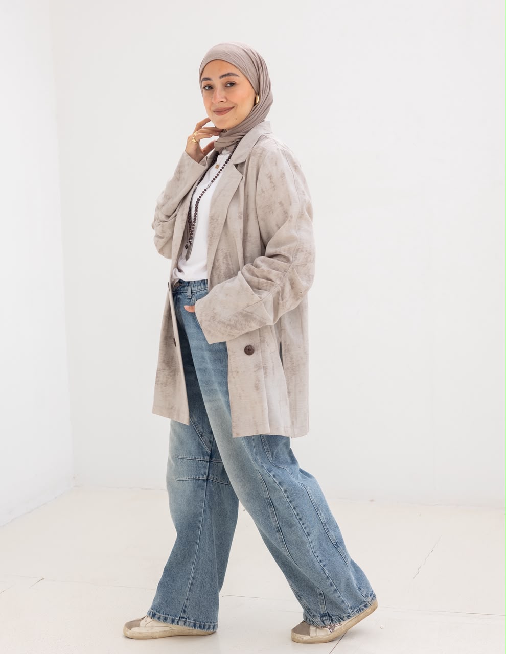 Lenin blazer in beige