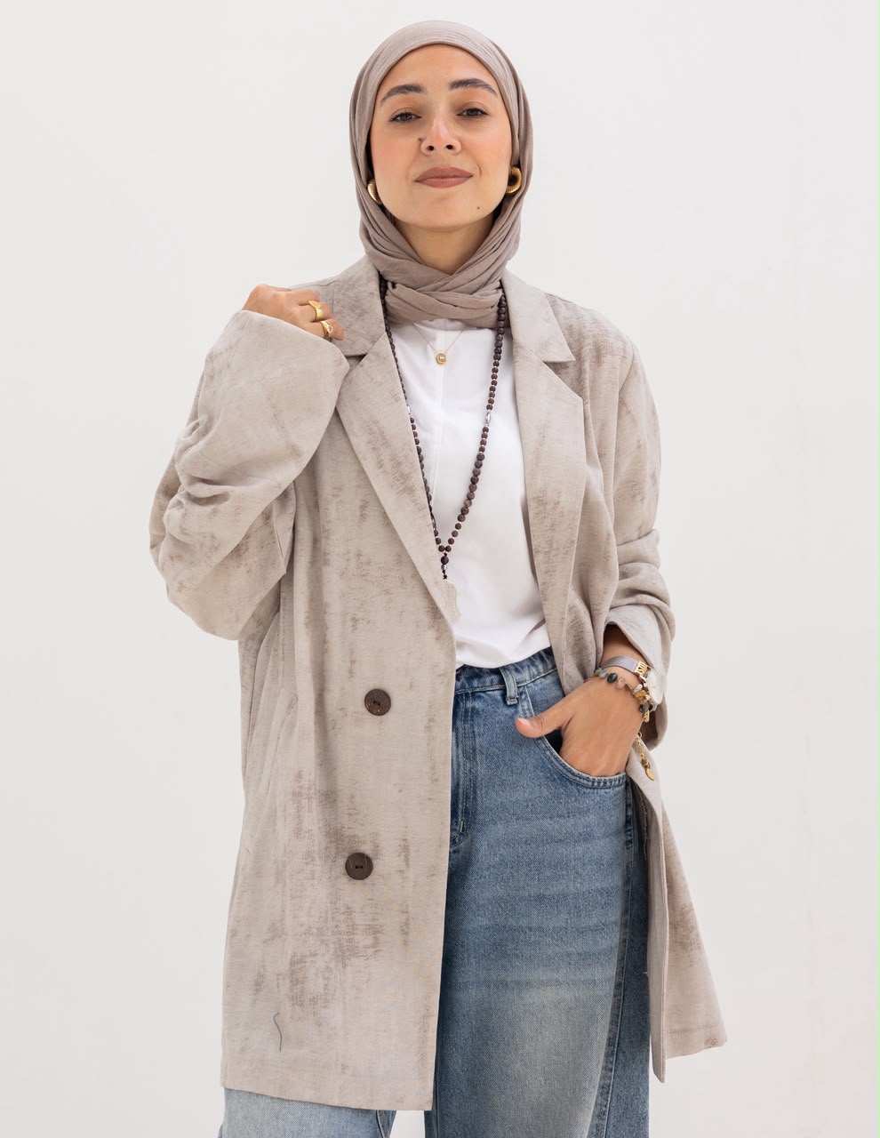 Lenin blazer in beige