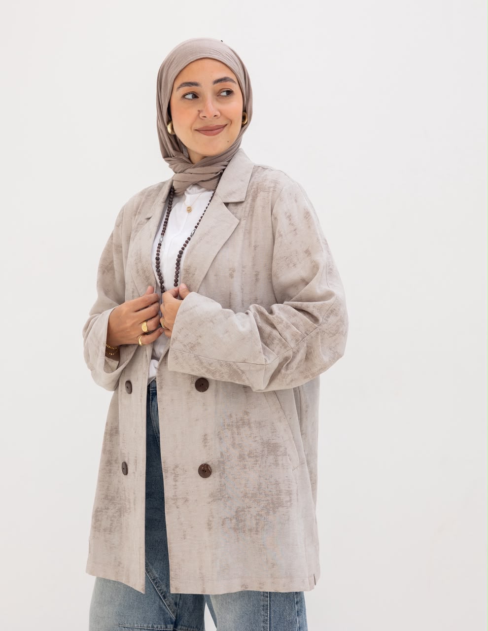 Lenin blazer in beige