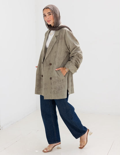Lenin blazer in Olive