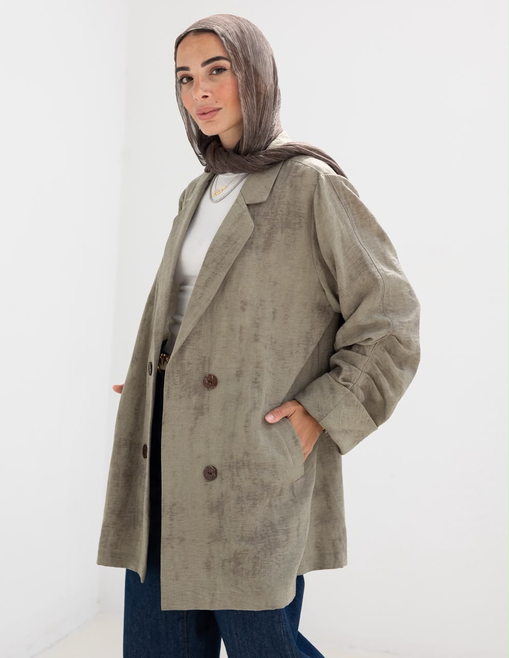 Lenin blazer in Olive