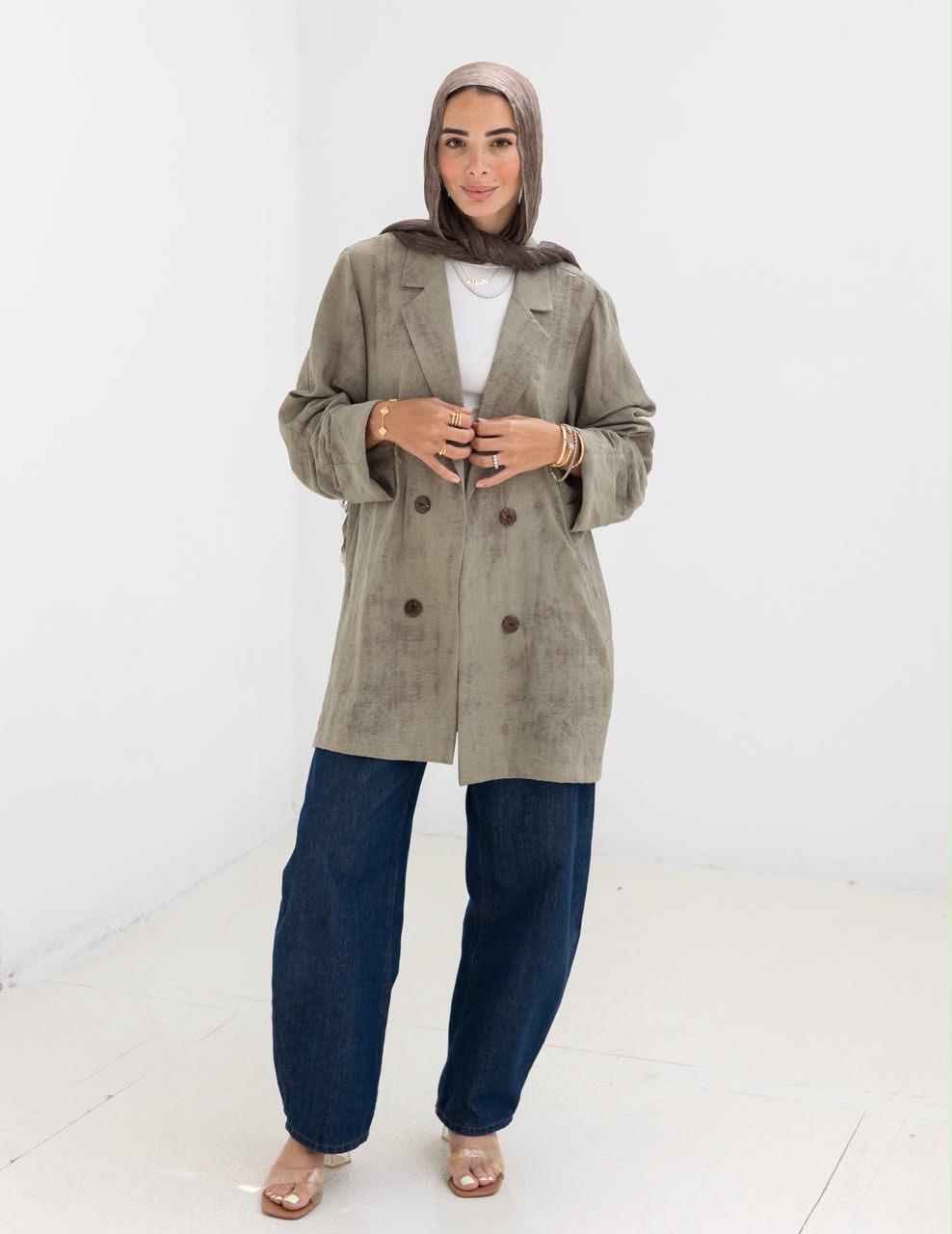 Lenin blazer in Olive