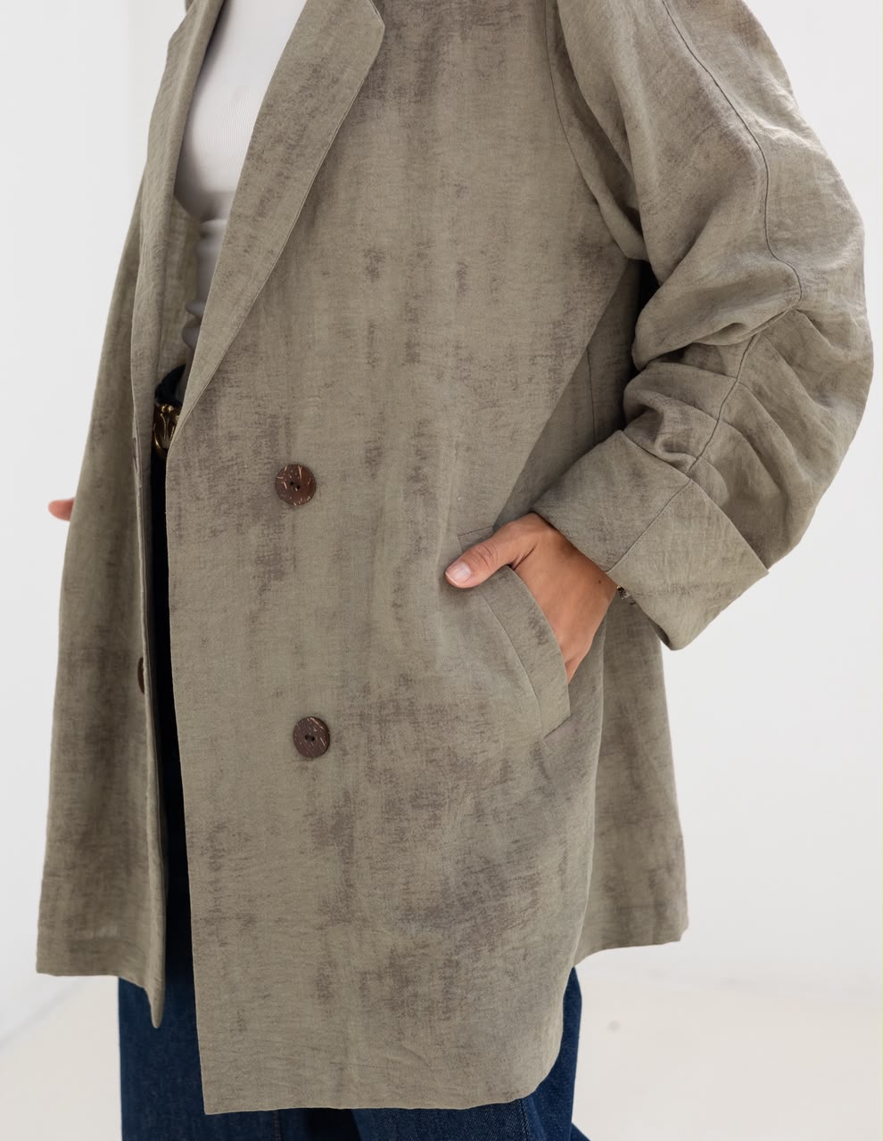 Lenin blazer in Olive