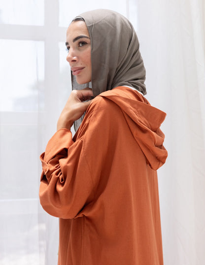 Lenin summer Moroccan dress in Rustic orange