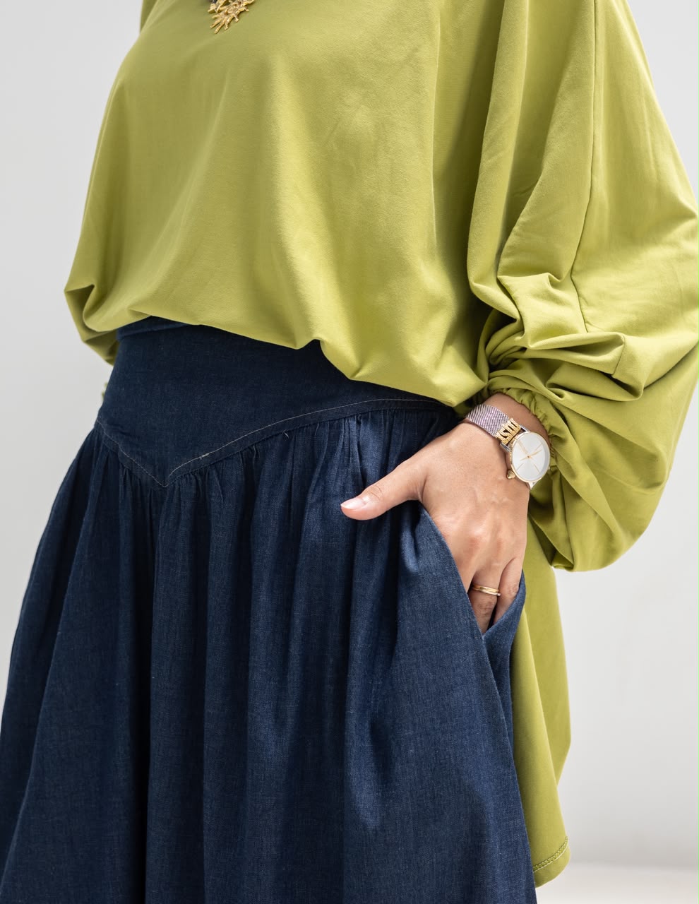 Summer Denim skirt in Navy  jeans