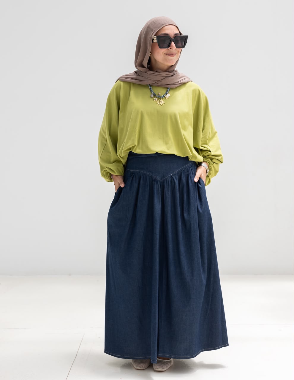 Summer Denim skirt in Navy  jeans