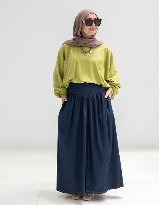 Summer Denim skirt in Navy  jeans