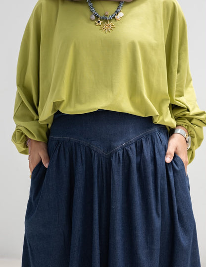Summer Denim skirt in Navy  jeans