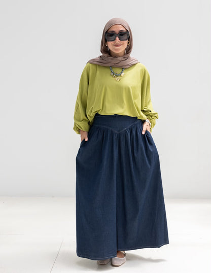 Summer Denim skirt in Navy  jeans