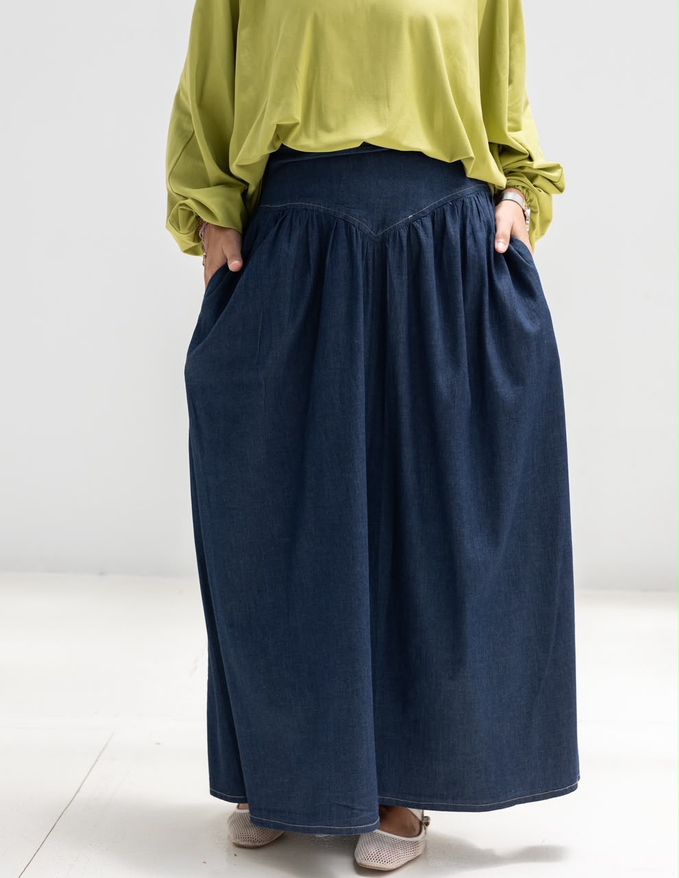 Summer Denim skirt in Navy  jeans