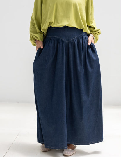 Summer Denim skirt in Navy  jeans