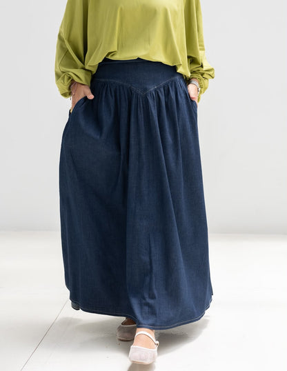 Summer Denim skirt in Navy  jeans