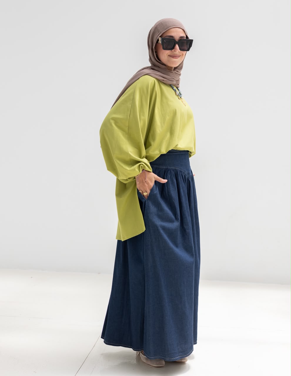 Summer Denim skirt in Navy  jeans