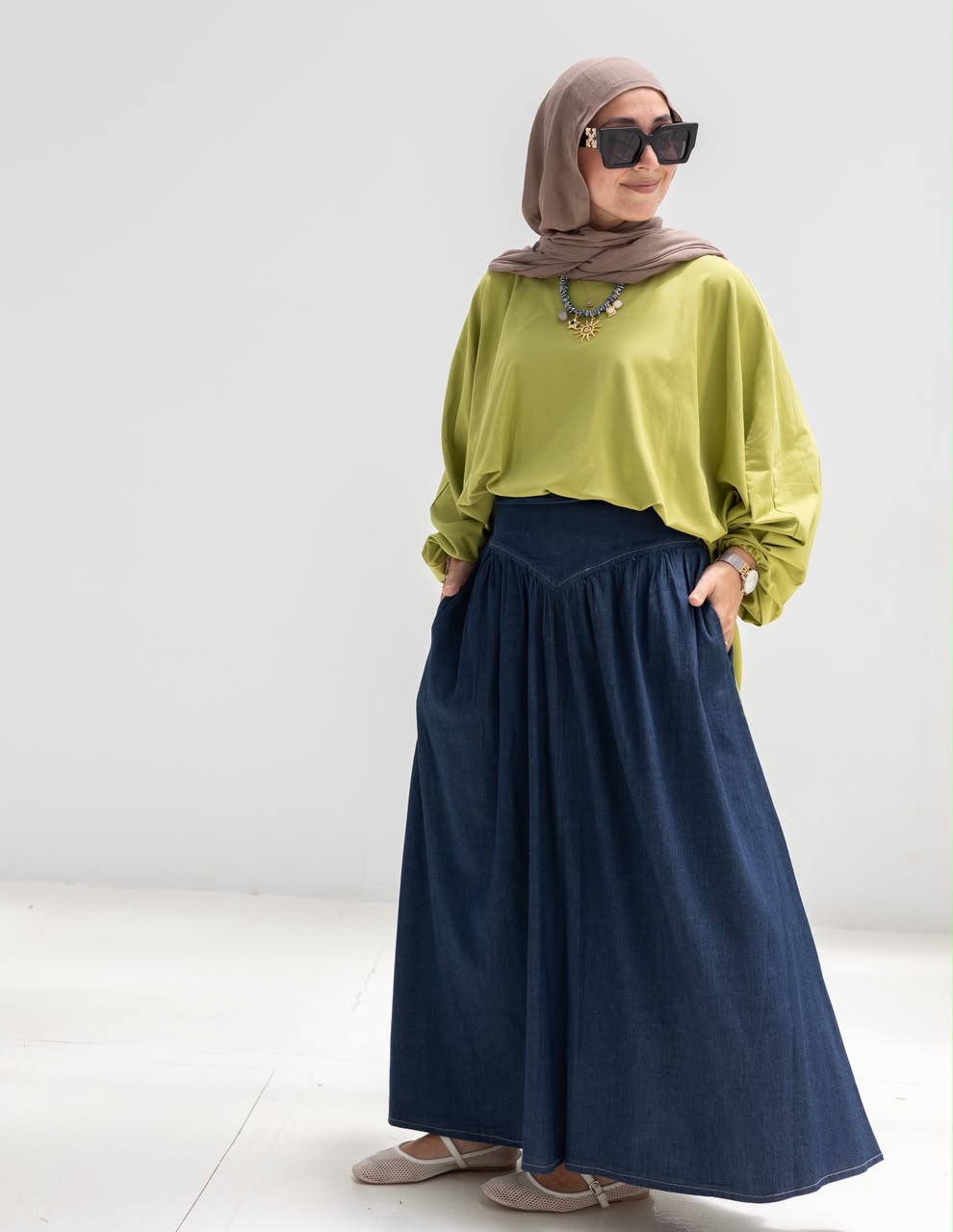 Summer Denim skirt in Navy  jeans