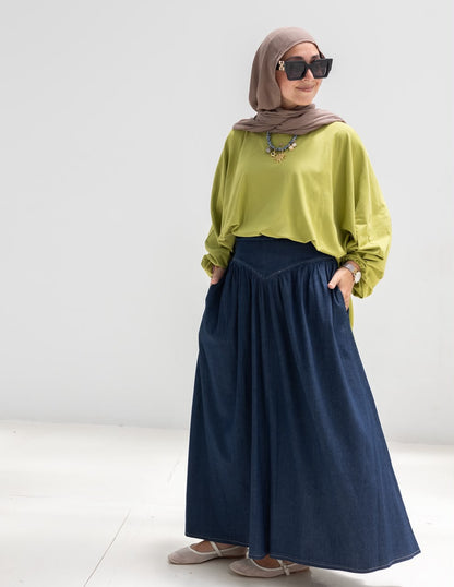 Summer Denim skirt in Navy  jeans