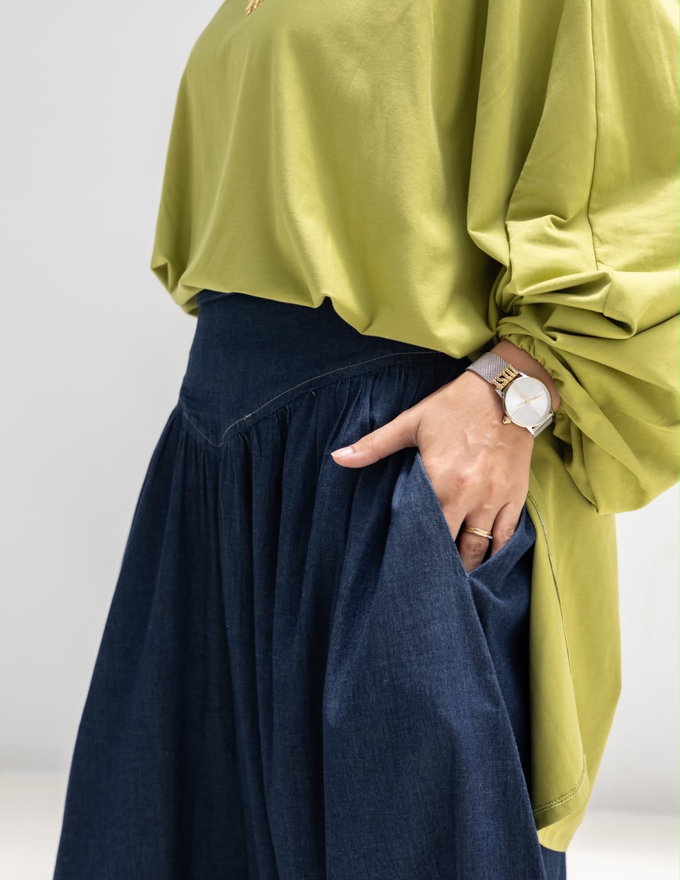 Summer Denim skirt in Navy  jeans