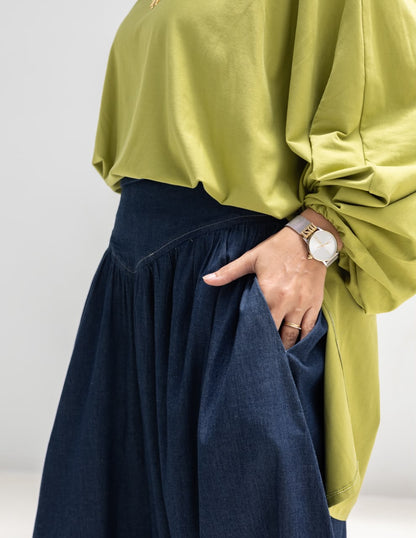 Summer Denim skirt in Navy  jeans