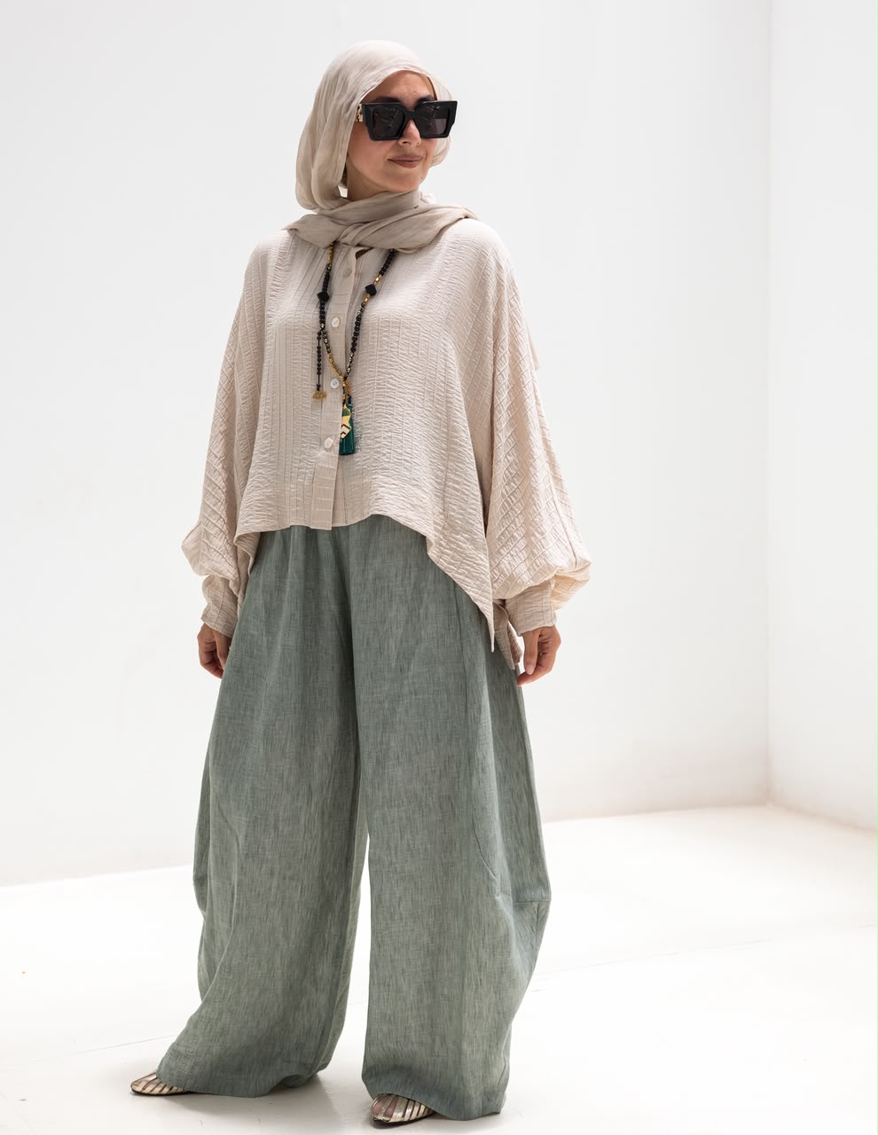 Lenin Gypsy pants in Dark Mint