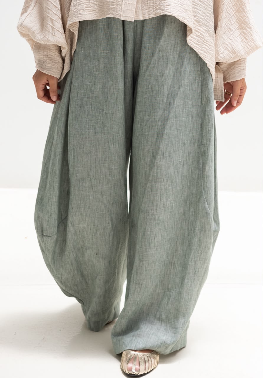 Lenin Gypsy pants in Dark Mint