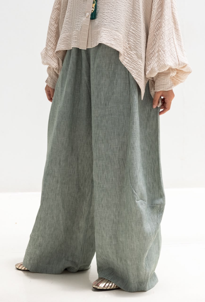 Lenin Gypsy pants in Dark Mint