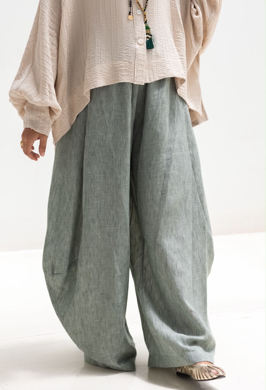 Lenin Gypsy pants in Dark Mint