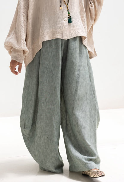 Lenin Gypsy pants in Dark Mint