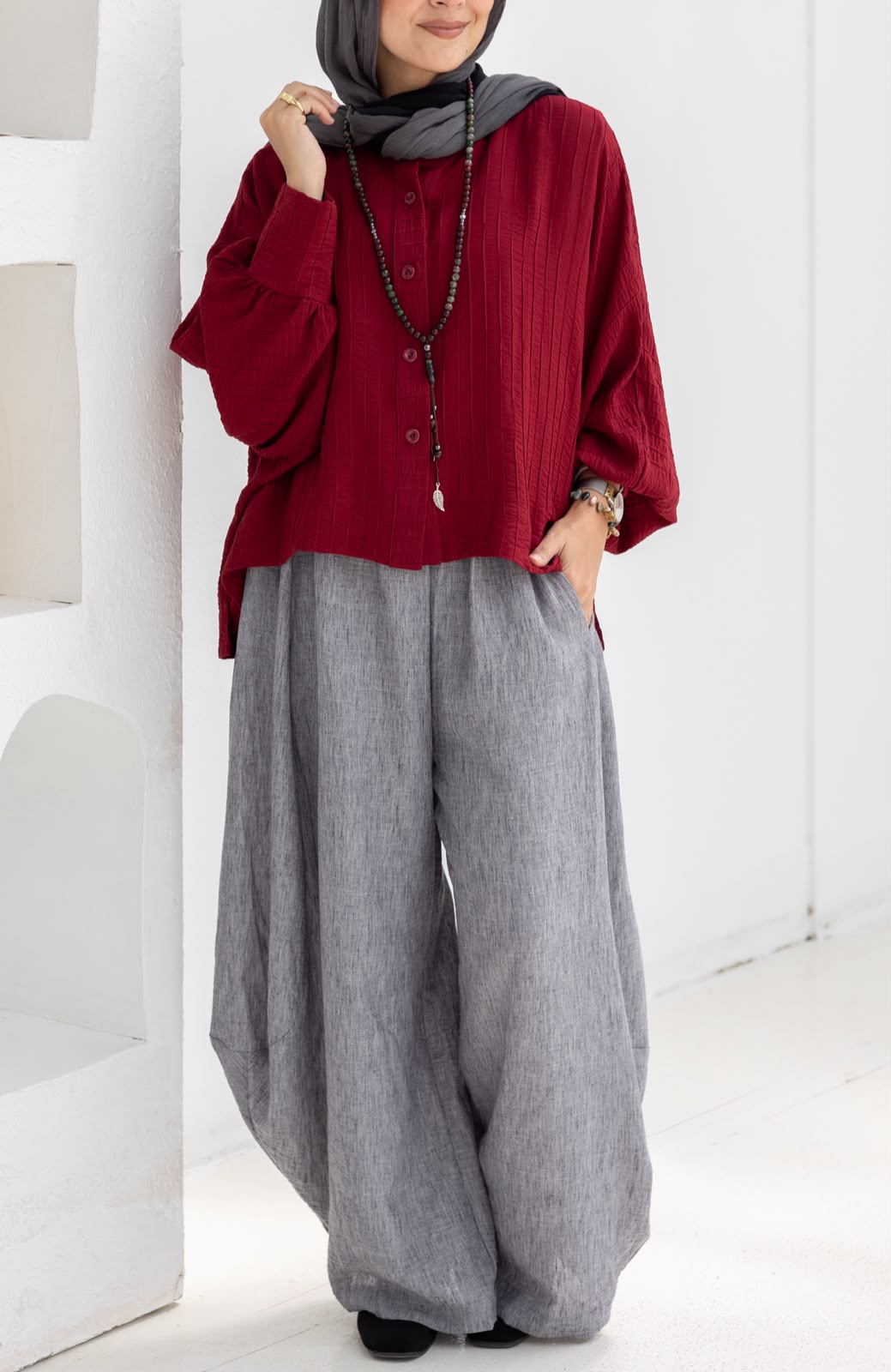 Lenin Gypsy pants in Dark gray