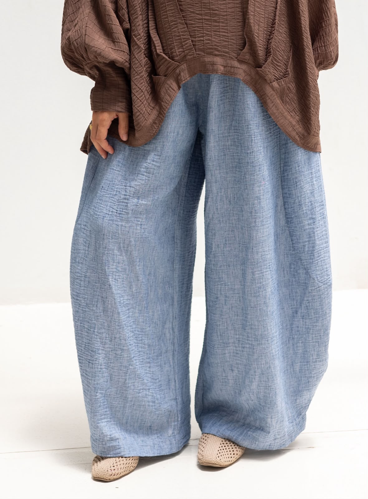 Lenin Gypsy pants in Baby blue