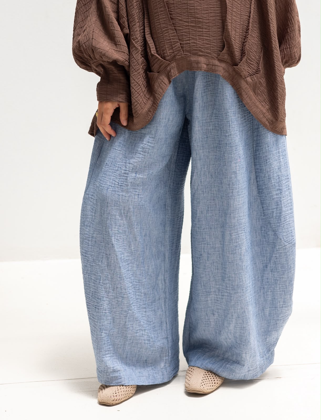 Lenin Gypsy pants in Baby blue