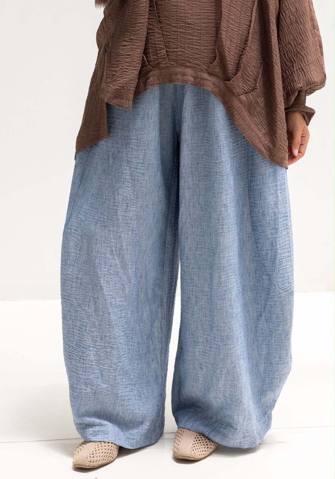 Lenin Gypsy pants in Baby blue