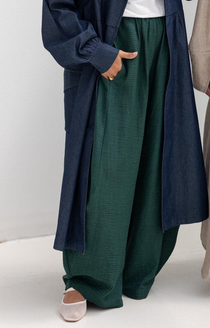 Lenin Gypsy pants in Dark green