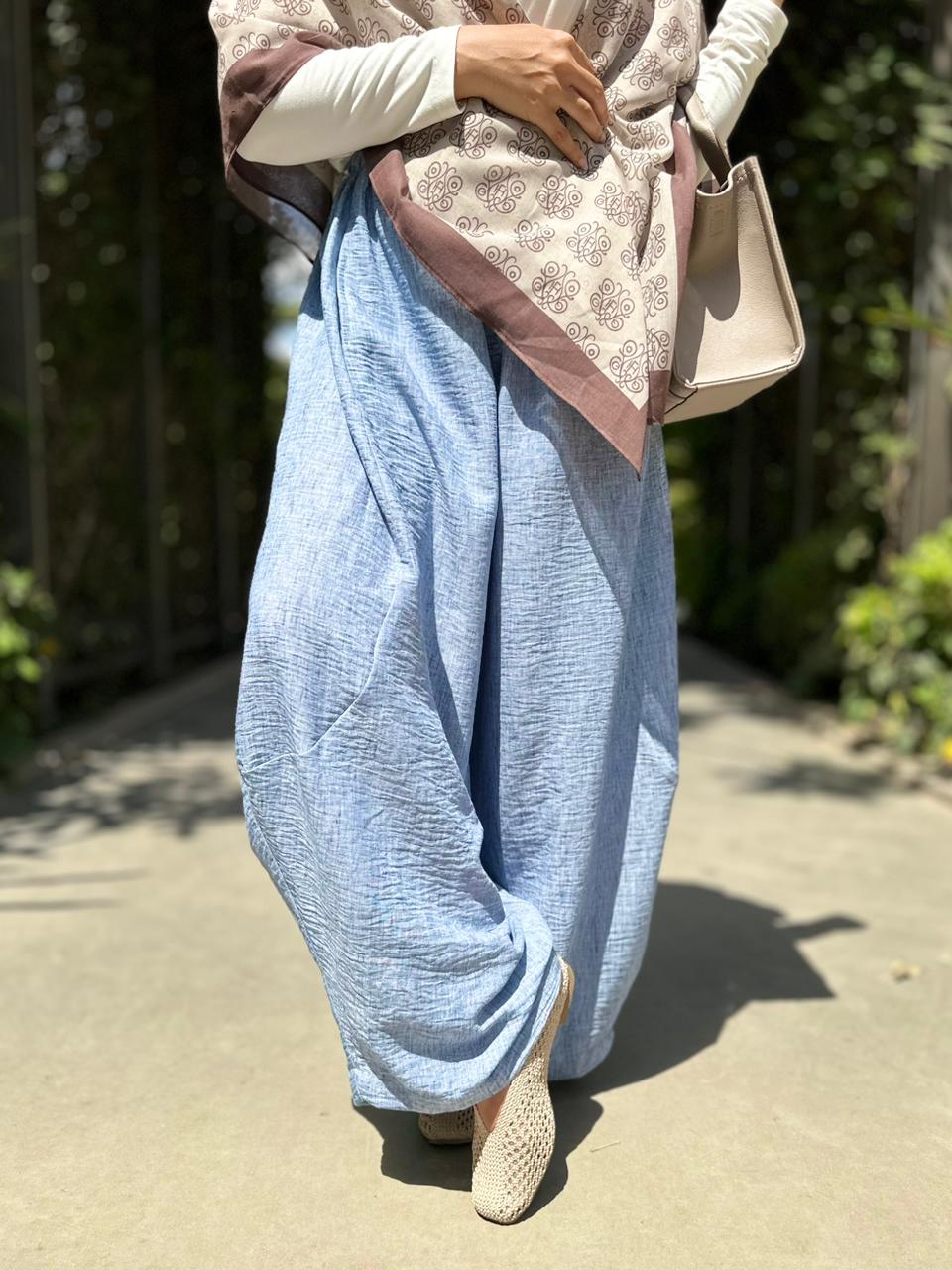 Lenin Gypsy pants in Baby blue